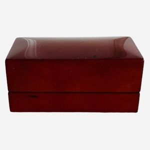 Wood Chest Designer's Jewelry Box ROBERT TALBOTT Ring Holder Ring Case Ring Box